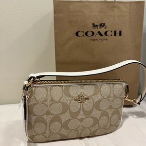 Coach Nolita 19 light khaki signature canva beige NEW With tag